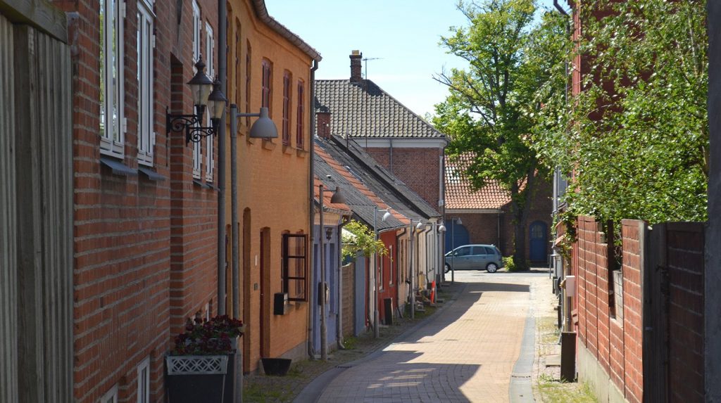 Städtische Umgebung Bei Kongenstofte In Nakskov