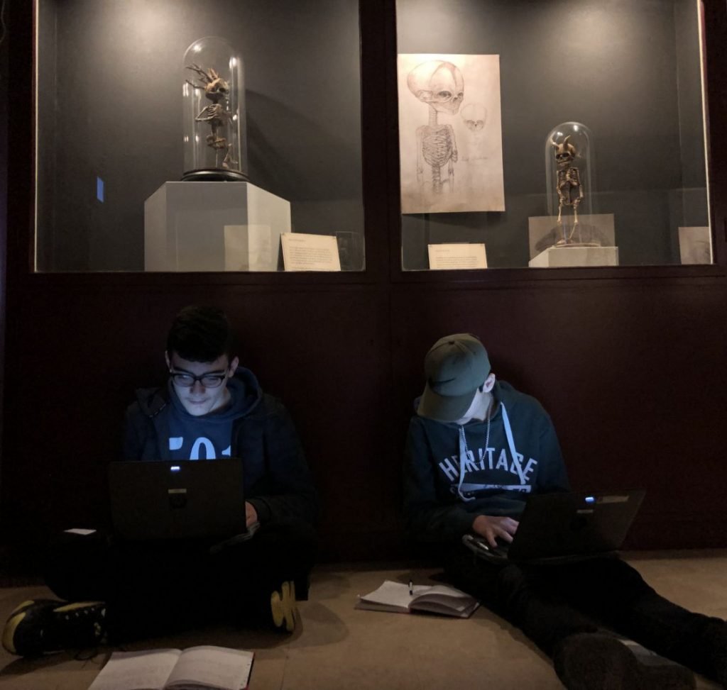 Writing workshop in Museum Obscurum