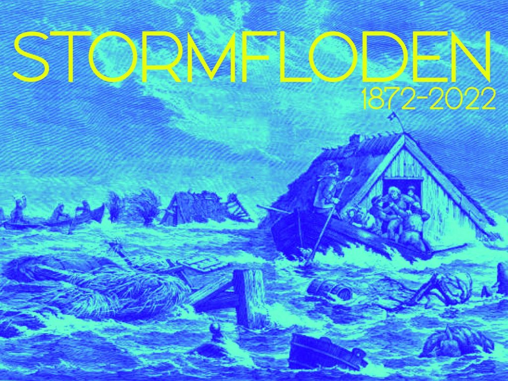 Graphics with illustration of the storm surge