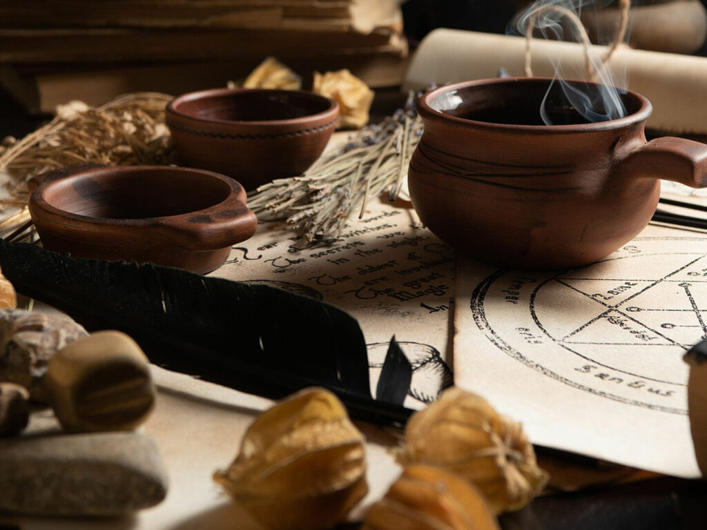 Forskellige remedier til fremstilling af heksebryg