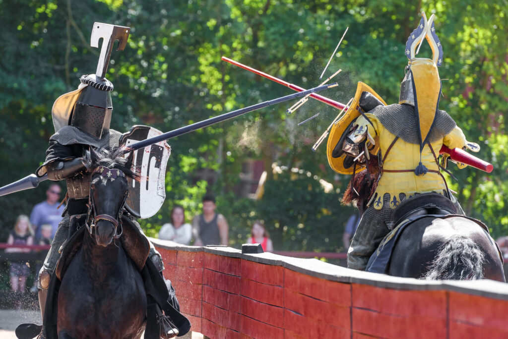 Knight tournament at the Medieval Centre